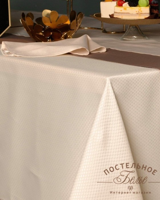 Ирида кремовая Скатерть 140х180