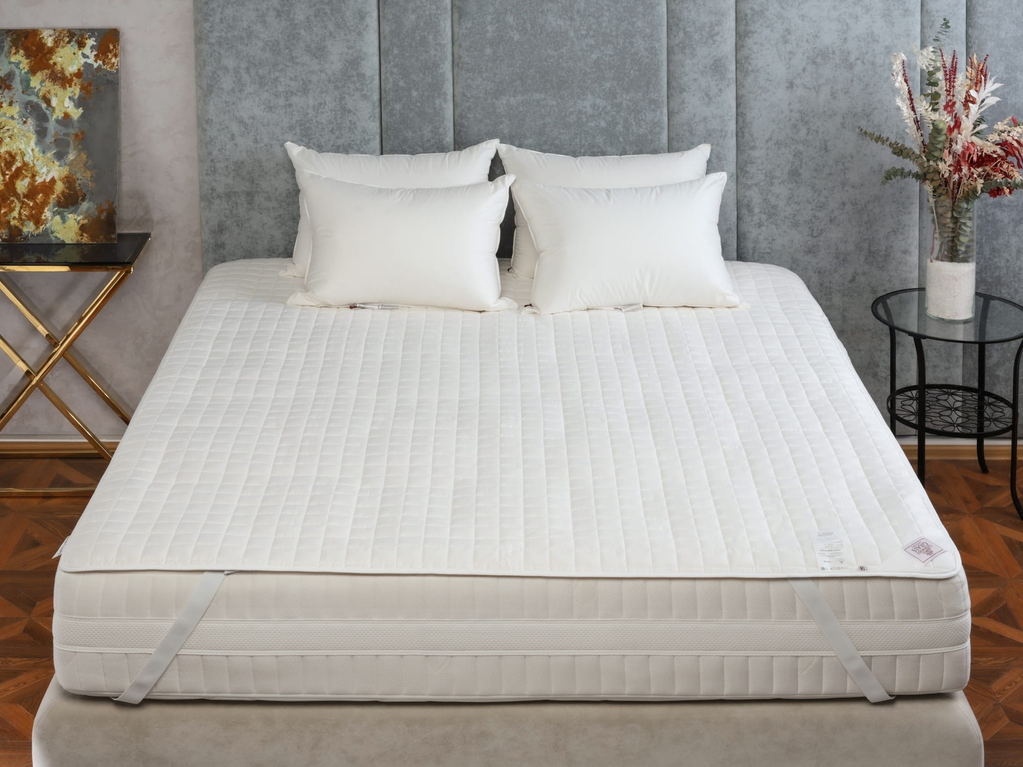 Наматрасник MATTRESS COTTON DRYSOFT GRASS непромокаемый 200х200