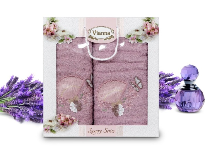 Набор полотенец Vianna Luxury Series (50x90, 70x140) 8060-01