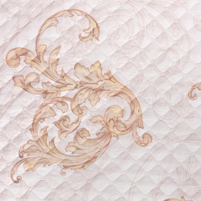 Покрывало "Этель" 2 сп Королевский вензель, 180х220 см, микрофибра