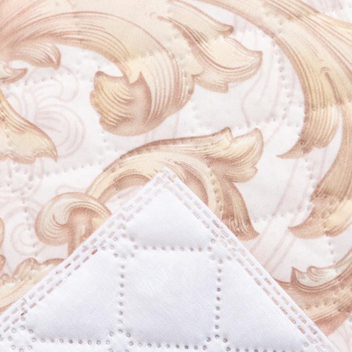 Покрывало "Этель" 2 сп Королевский вензель, 180х220 см, микрофибра