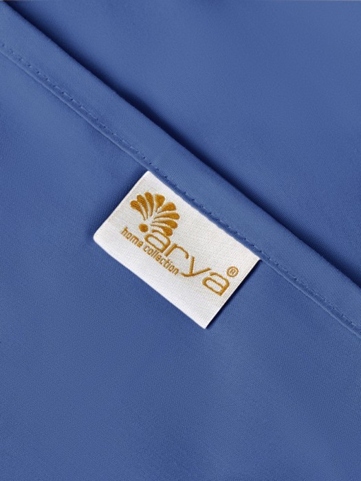 Постельное белье Arya из Oднотонного Сатина 2 Сп. 200x220 Vip Темно-синий