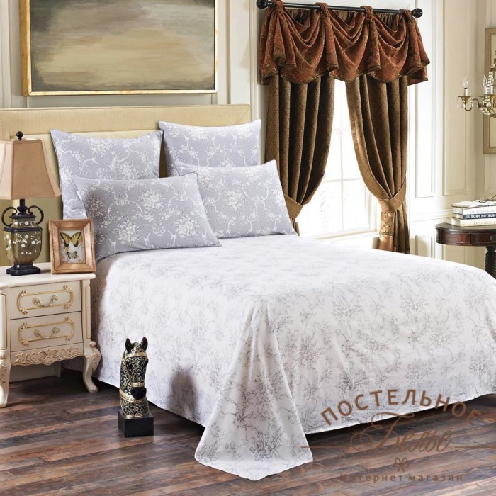 Дэйви Комплект постельного белья сатин Евро 4н