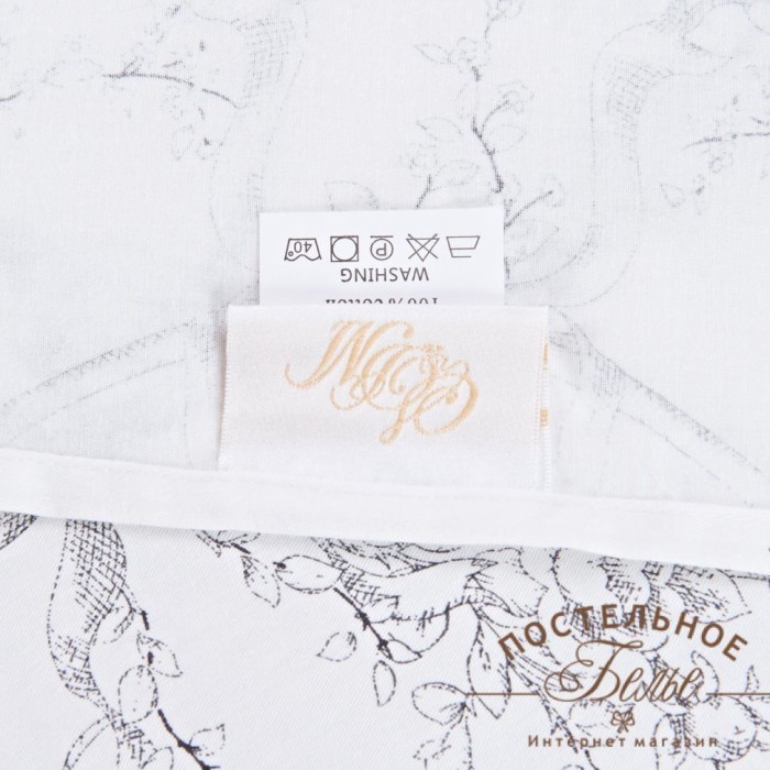 Дэйви Комплект постельного белья сатин Евро 4н