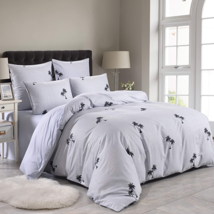 Санрайз (серая) Комплект постельного белья сатин Евро 4н