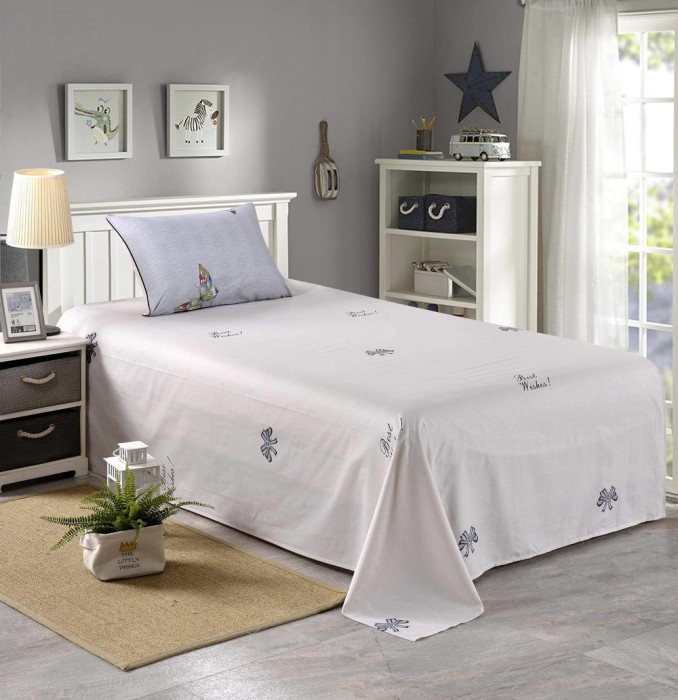 Бабочки (серые) Комплект постельного белья детский