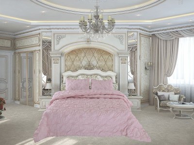Покрывало Казанова Покрывало 2х Fissare (пудра) 240х260 SR56-218-2.4