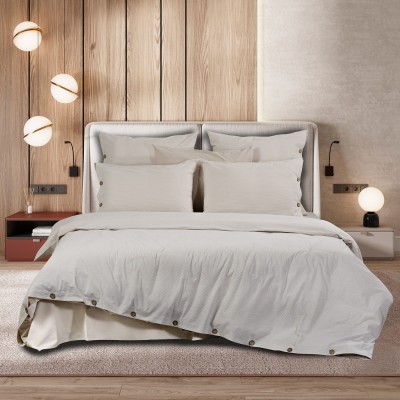 Постельное бельё Sharmes  &quot;Rustic stripe&quot; 1,5 спальный (бежевый)