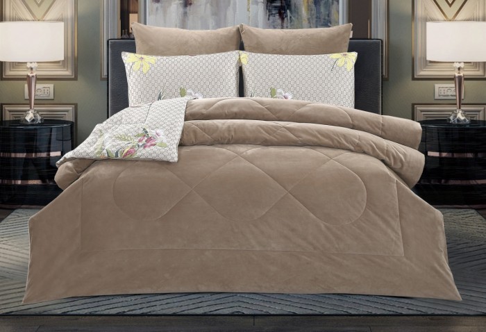 Постельный набор Эквилис капучино полуторный