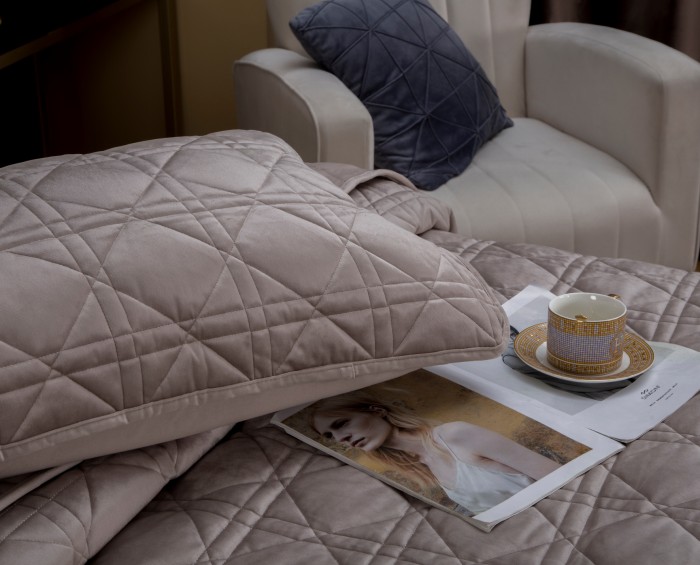 Покрывало Dori (серый беж) Евро