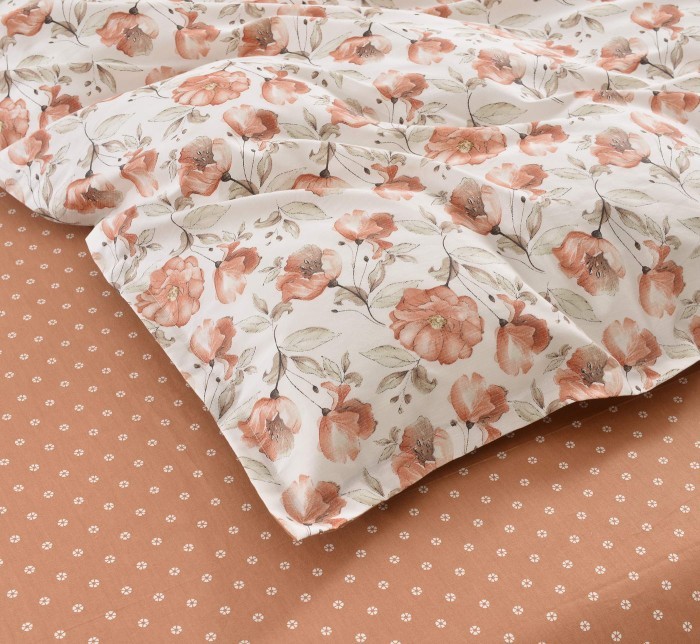 Нотман (красный) Комплект постельного белья сатин 1.6