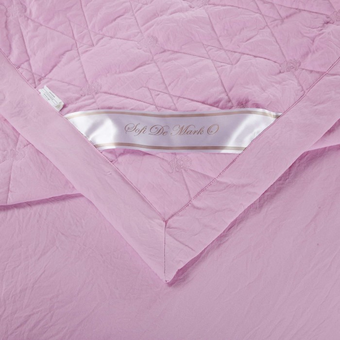 Камелия (розовая) Евро Комплект Вышивка