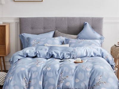 Постельное белье Asabella 1677-6 евро тенсел люкс-сатин