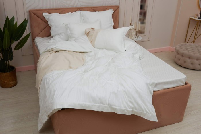 Моне (молоко) страйп сатин Евро 4н