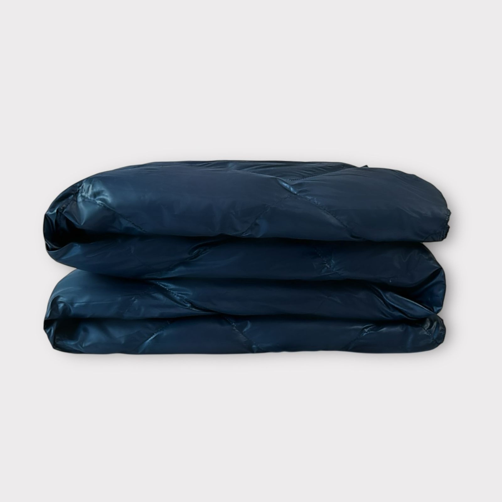 Дорожный плед-пончо пуховый Travel Cape Plaid Grass INDIGO 130х170