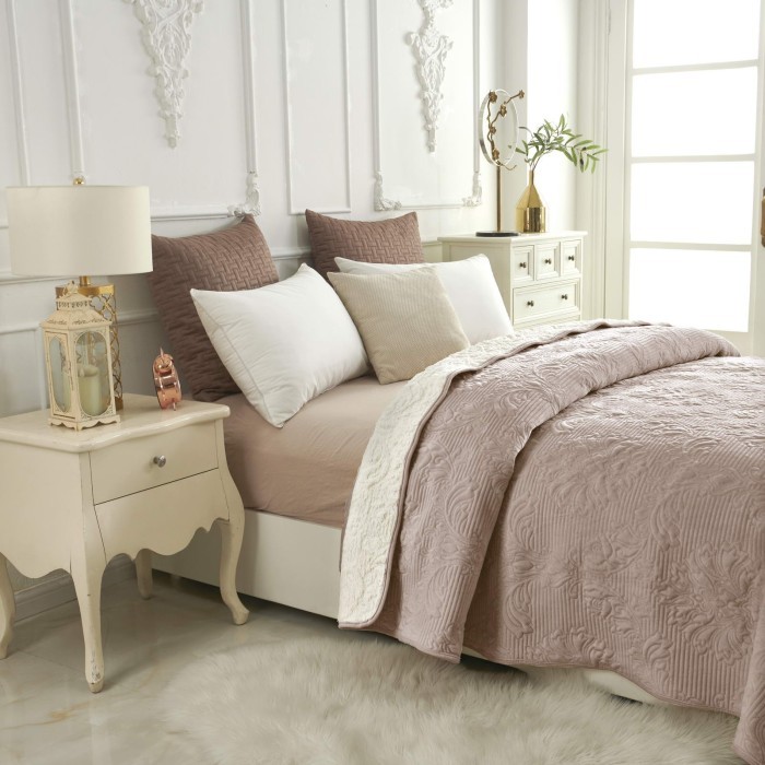 Вивальди (пепел роза) Покрывало 160х220