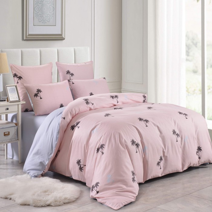 Санрайз (розовая) Комплект постельного белья сатин Евро 4н