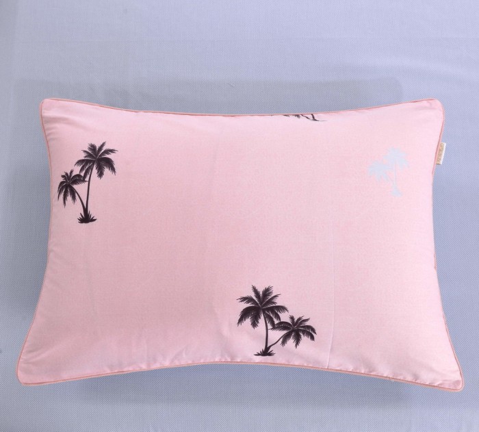 Санрайз (розовая) Комплект постельного белья сатин Евро 4н