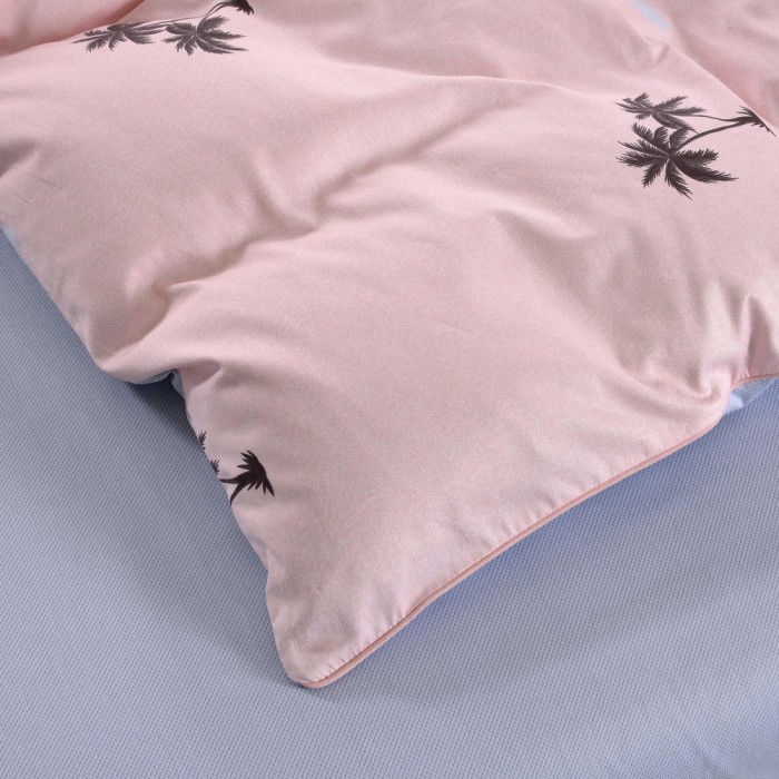 Санрайз (розовая) Комплект постельного белья сатин Евро 4н