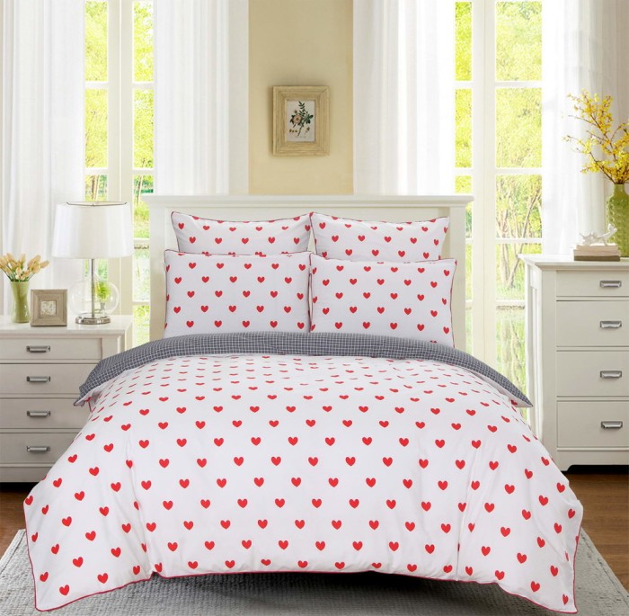 Лаки Комплект постельного белья сатин Евро 4н