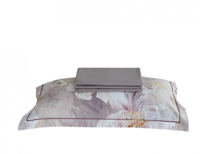 Комплект с летним одеялом полуторный из египетского хлопка Premium 160х220 см, 2109-OSPS