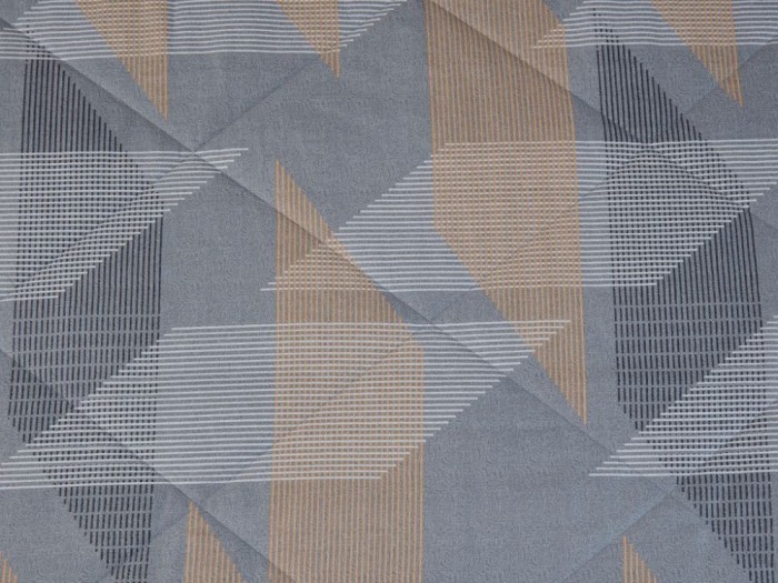 Комплект с ЛЕТНИМ одеялом из печатного сатина 200х220 см, 2167-OMP