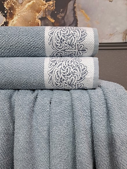 Полотенца Dolce (деним) 50х90см,70х140см