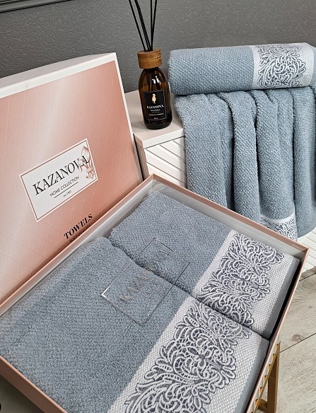 Полотенца Dolce (деним) 50х90см,70х140см