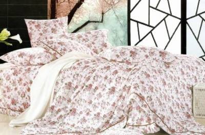 Ипатия (роз) Комплект постельного белья сатин 1.6