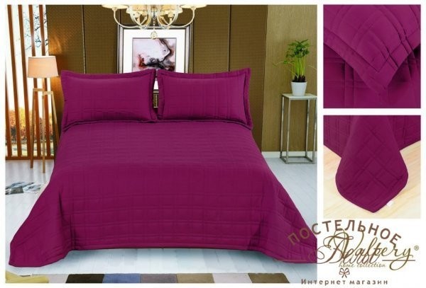 Покрывала софткоттон PMO-03 евро 230х250 2 наволочки 50х70