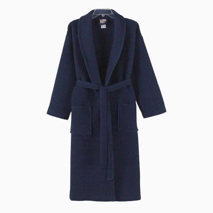 Халат Arya Вафельный Унисекс Pamira Синий, XXL