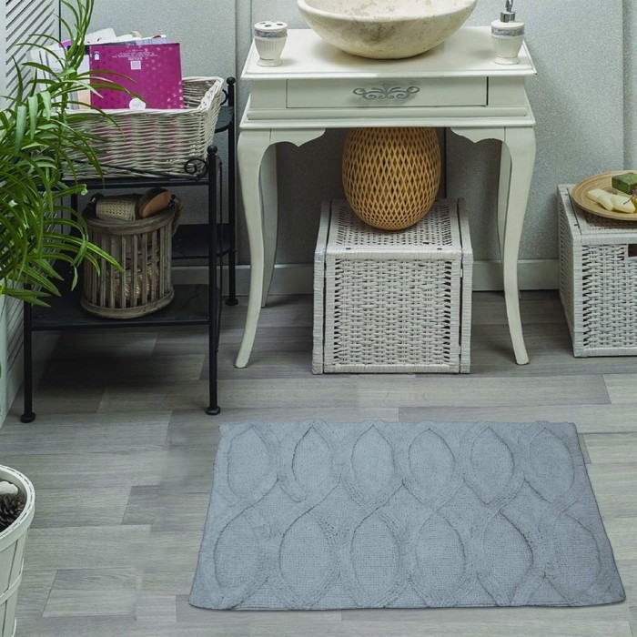 DANIEL (темн.фиол) Коврик для ванной 60х100