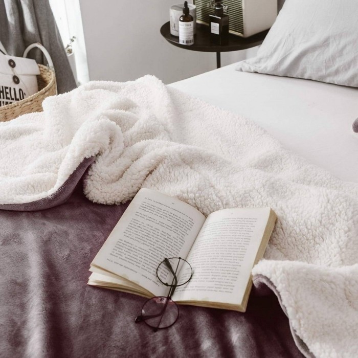 Жадор (лиловый) Плед 220х240