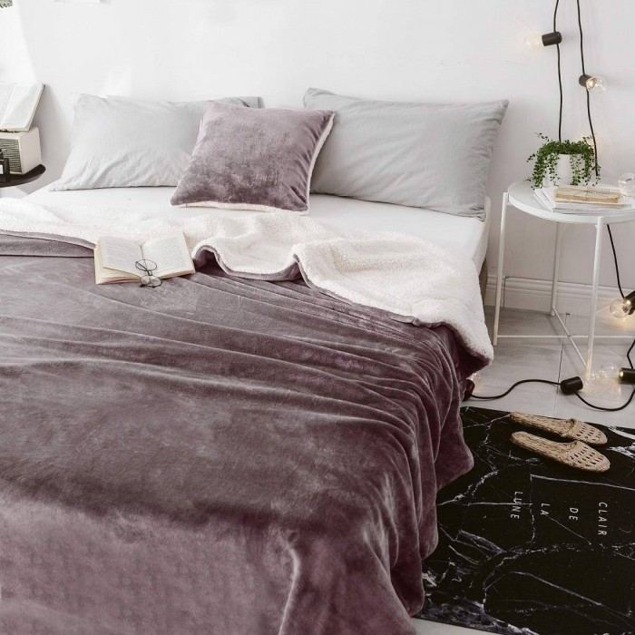 Жадор (лиловый) Плед 220х240