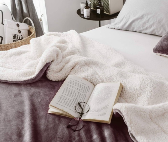 Жадор (лиловый) Плед 220х240