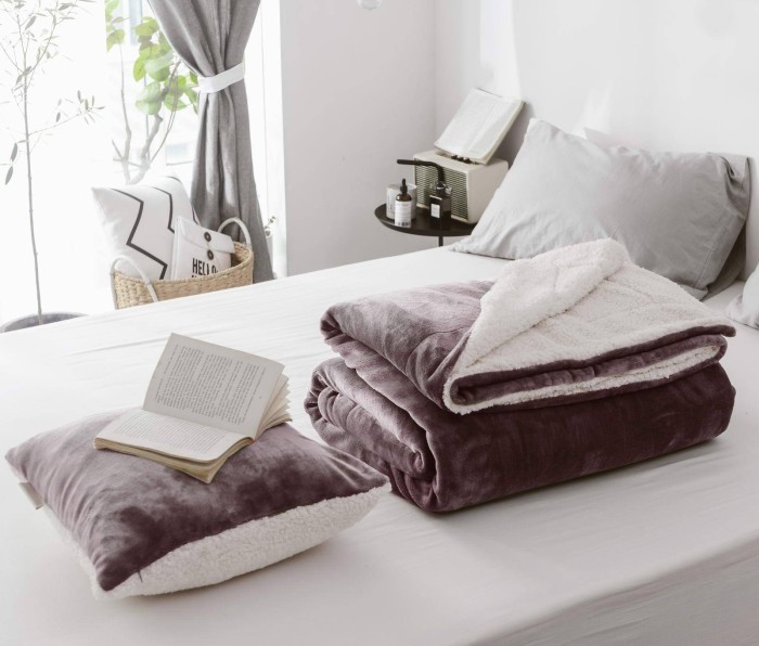 Жадор (лиловый) Плед 220х240