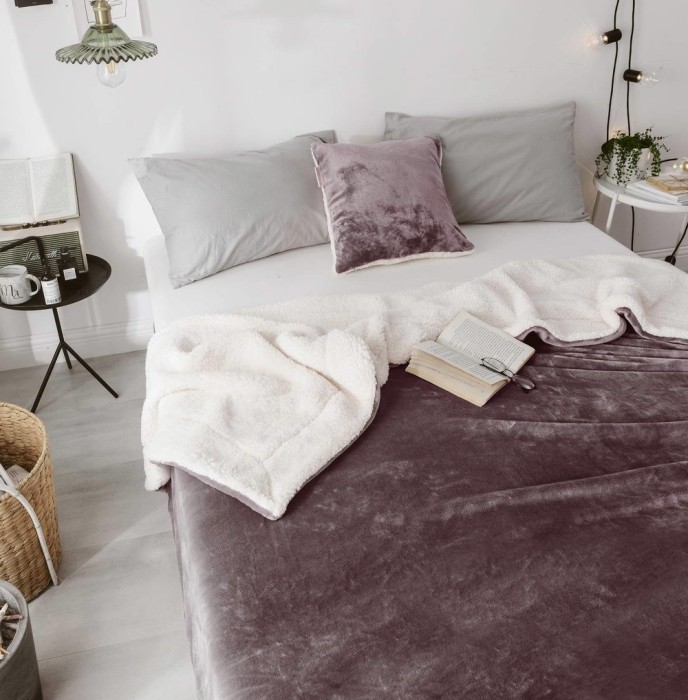 Жадор (лиловый) Плед 220х240