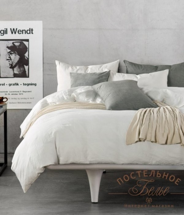 Постельное белье Valtery лён с хлопком LE-02 двуспальное