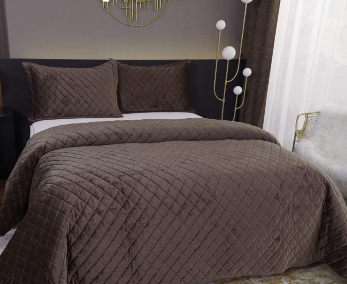 Натаниэль (шоколад) Покрывало 160х220