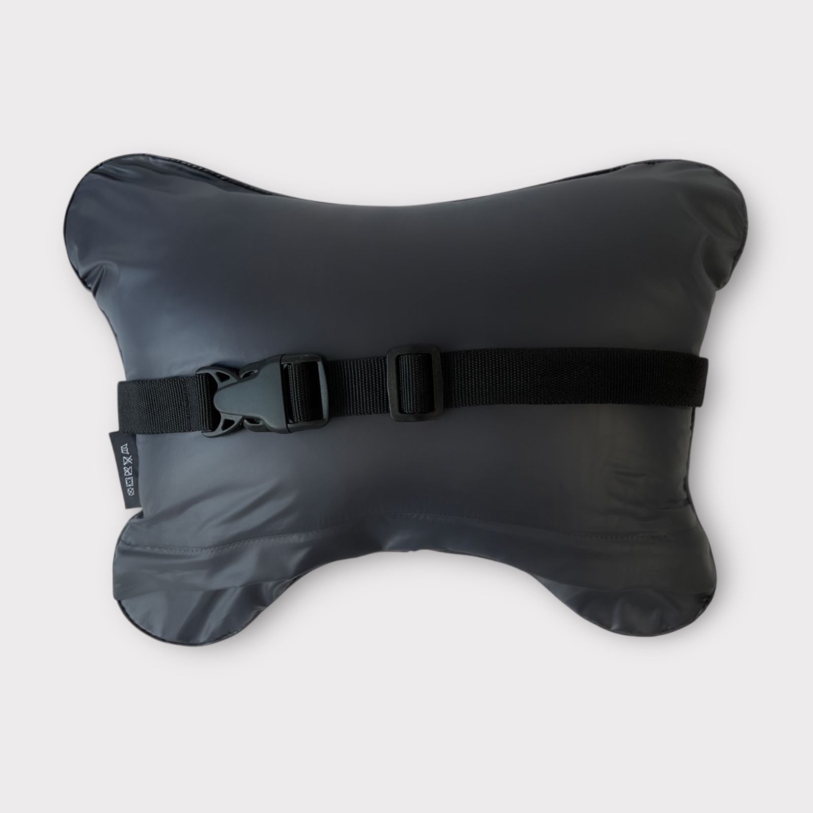 Дорожный плед-пончо пуховый Travel Cape Plaid Grass  Graphite 130х170