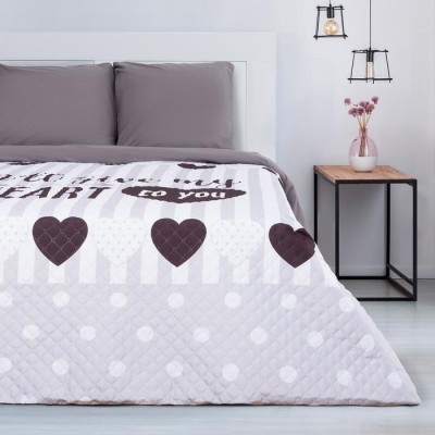 Покрывало &quot;Этель&quot; 2 сп My heart, 180х220 см, микрофибра