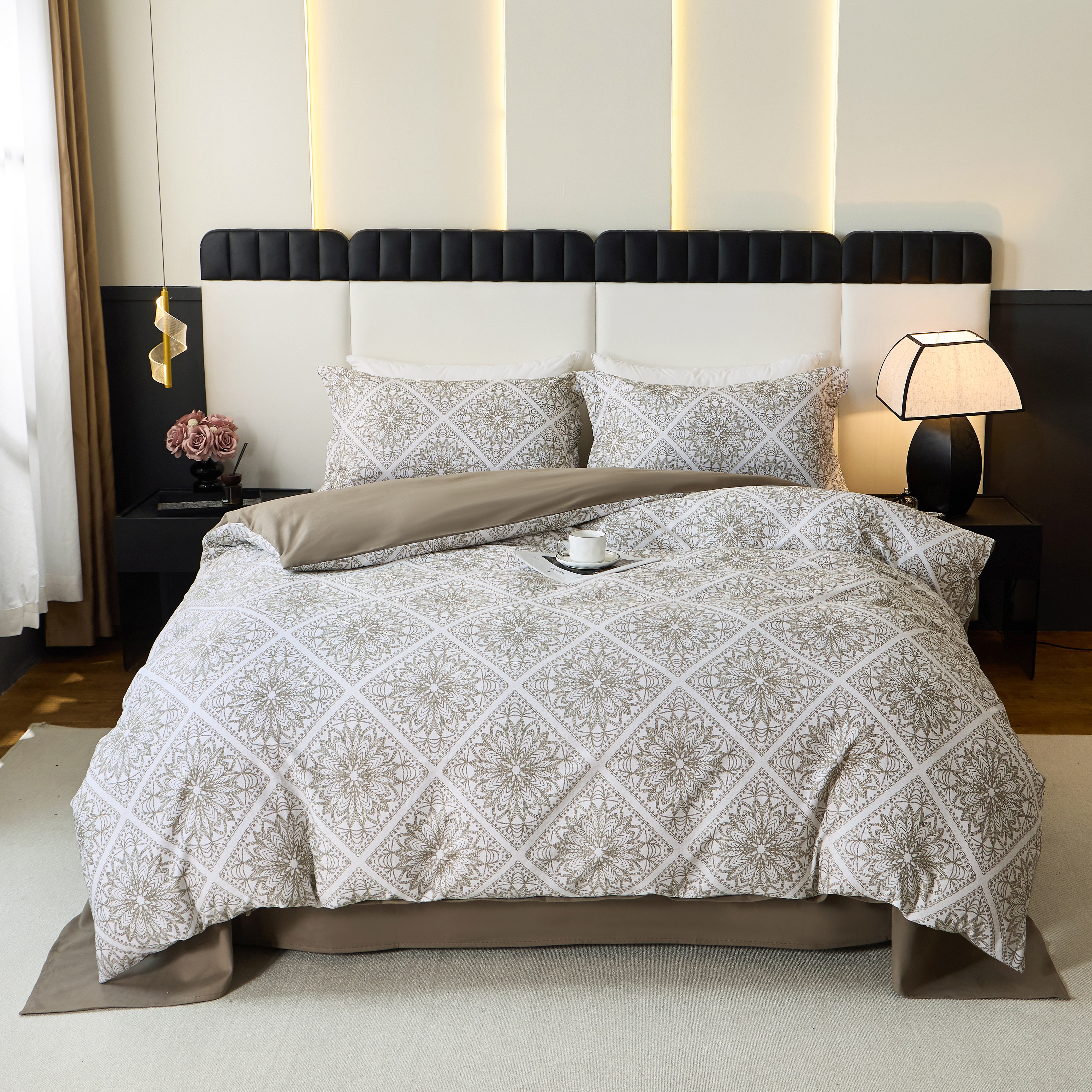 Кпб Фланель 1,5-спальный 2 наволочки 1-MOMAE258 код1094