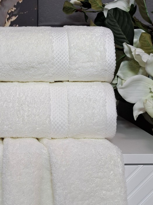 К-т полотенец Memfis (молоко) 70х140см(1),50х90см(1)
