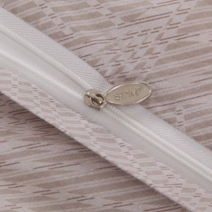 Вавилон (беж) Комплект постельного белья сатин Евро 4н Евро-5110