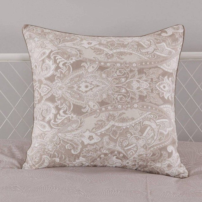 Вавилон (беж) Комплект постельного белья сатин Евро 4н Евро-5110