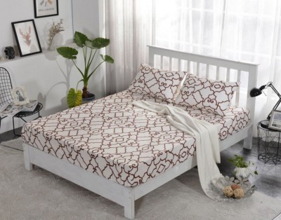 Простынь на резинки сатин печатный PCT-R-301 160x200