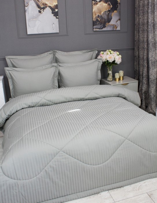 Комплекты для сна «KAZANOV.A» Hotel (олива платина) Cotton Евро