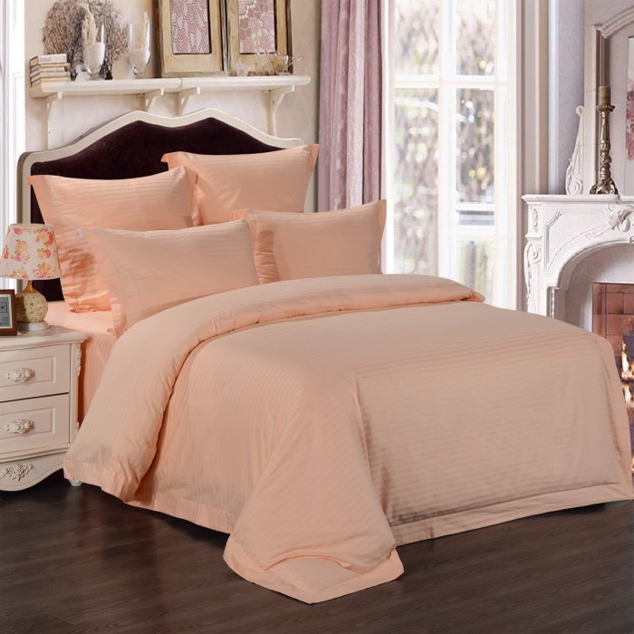 Данелия (персик) Евро страйп сатин