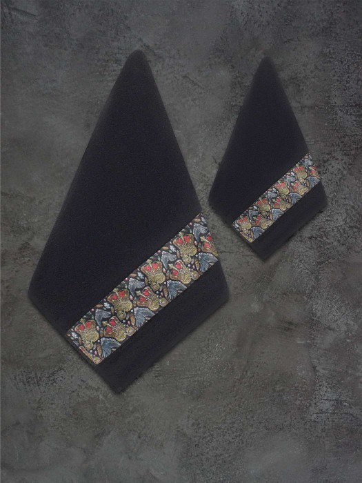 Hamlet (черное) 70х140 Полотенце Махровое