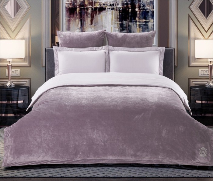 Постельный набор Казанова Линдор (лаванда) к-т SR56-1662-Евро к-т